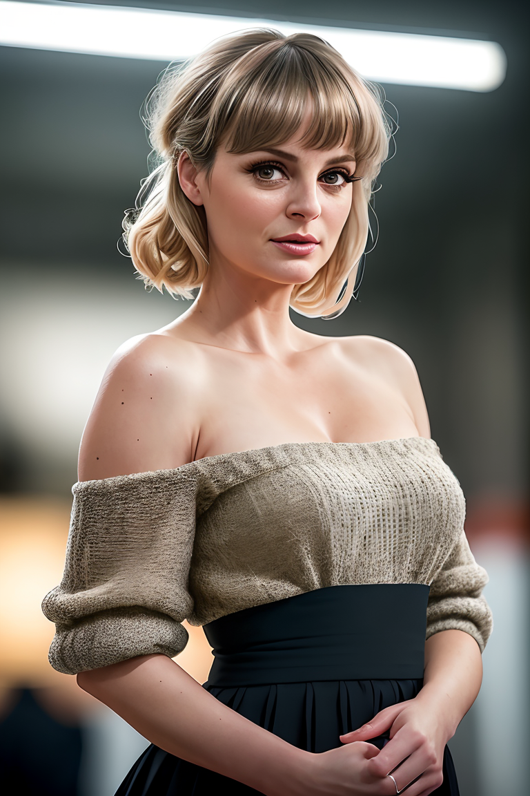 00356-1366972515-clarity_2-photo of beautiful (M0rgaR0bin01_0.99), a woman as a movie star, hair upsweep updo, sweater off-shoulders, trousers, at a movie.png